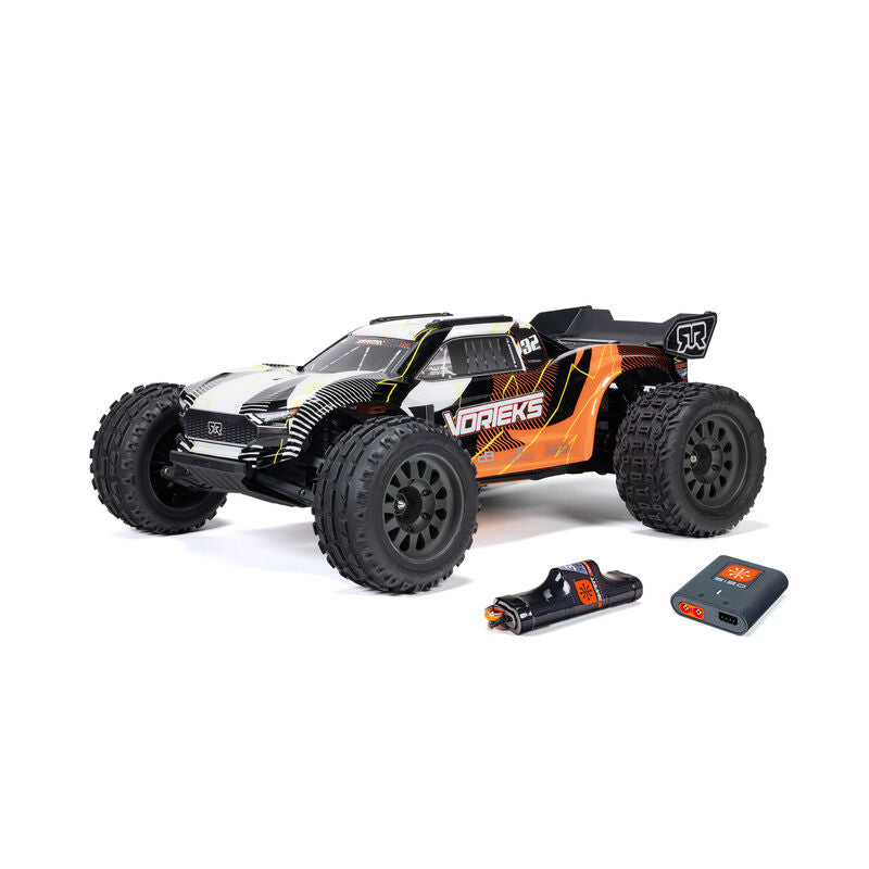 ARRMA Vorteks Mega 550 Brushed 2WD RTR with Battery & Charger RC Stadium Truck 1/10 Scale