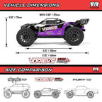 ARRMA Vorteks Mega 550 Brushed 2WD RTR with Battery & Charger RC Stadium Truck 1/10 Scale (3)