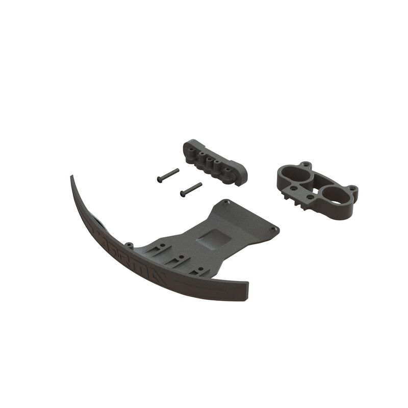 ARRMA ARA320808 Super Basher Front Bumper V2 Suit 6S 1/8 Outcast, Kraton, Notorious, Talion, Typhon Replaces ARA320573 (9250447163629)