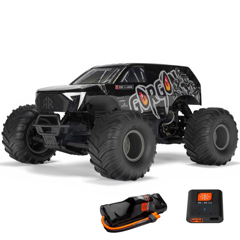 ARRMA GORGON 2WD RTR Brushed Gun Metal RC Monster Truck 1/10 Scale