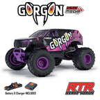 ARRMA GORGON 2WD RTR Brushed Purple RC Monster Truck 1/10 Scale (3)