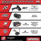 ARRMA GORGON 2WD RTR Brushed Purple RC Monster Truck 1/10 Scale (4)