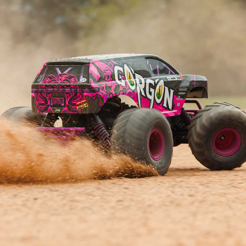 ARRMA GORGON 2WD RTR Brushed Purple RC Monster Truck 1/10 Scale (28)