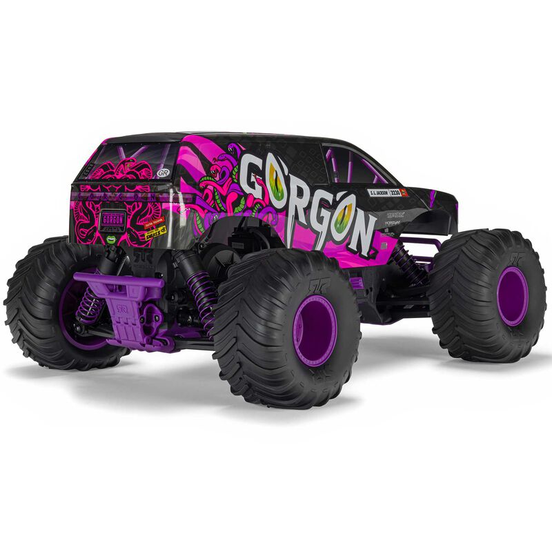 ARRMA GORGON 2WD RTR Brushed Purple RC Monster Truck 1/10 Scale (21)