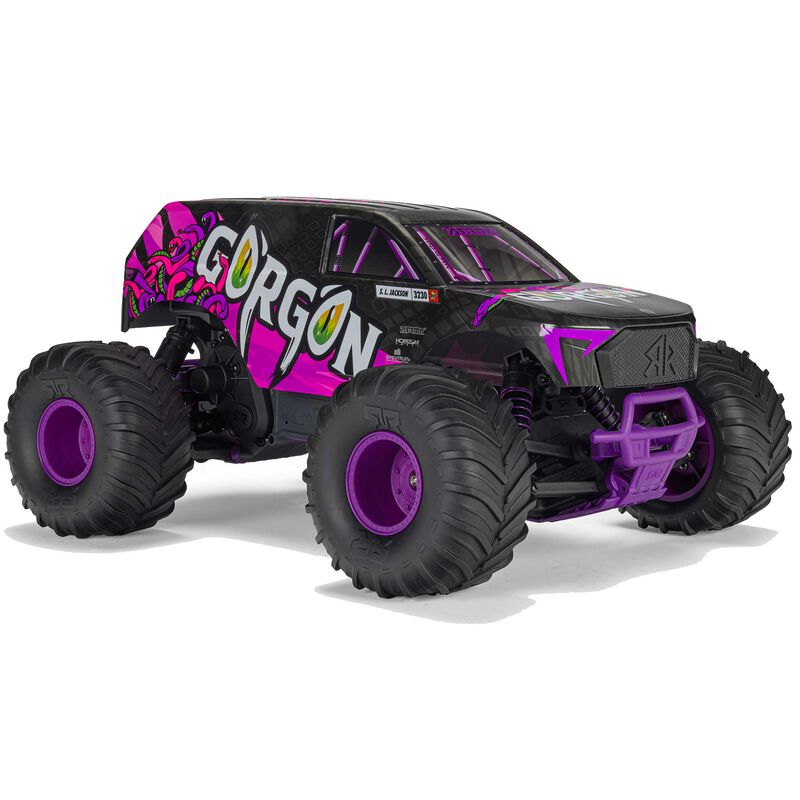 ARRMA GORGON 2WD RTR Brushed Purple RC Monster Truck 1/10 Scale (22)