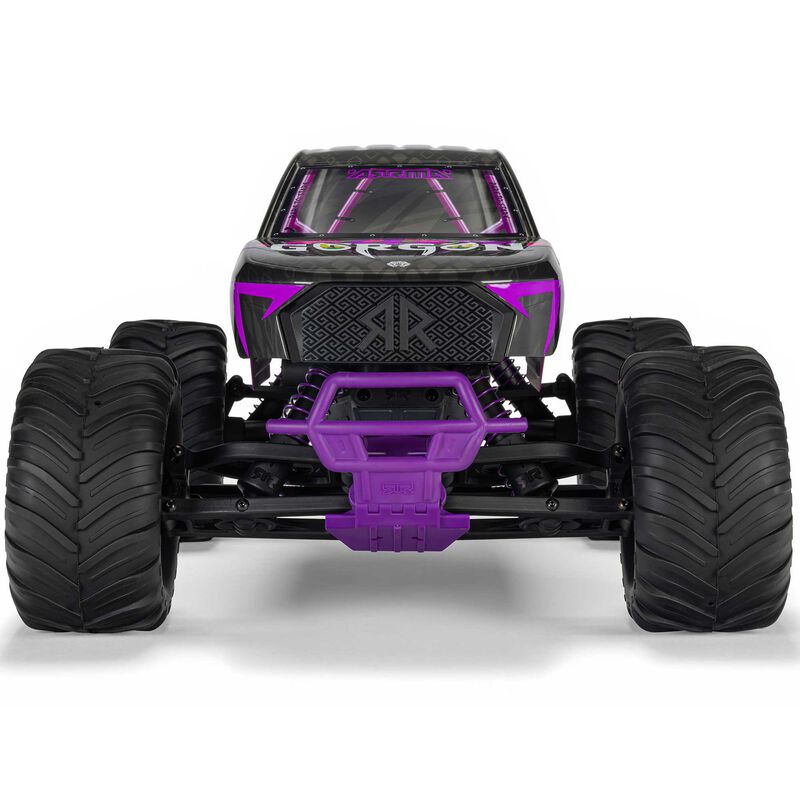 ARRMA GORGON 2WD RTR Brushed Purple RC Monster Truck 1/10 Scale (20)