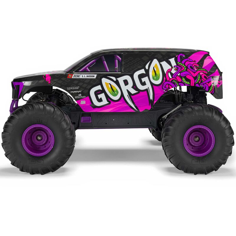 ARRMA GORGON 2WD RTR Brushed Purple RC Monster Truck 1/10 Scale (23)