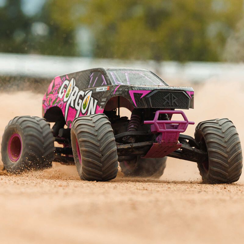 ARRMA GORGON 2WD RTR Brushed Purple RC Monster Truck 1/10 Scale (24)