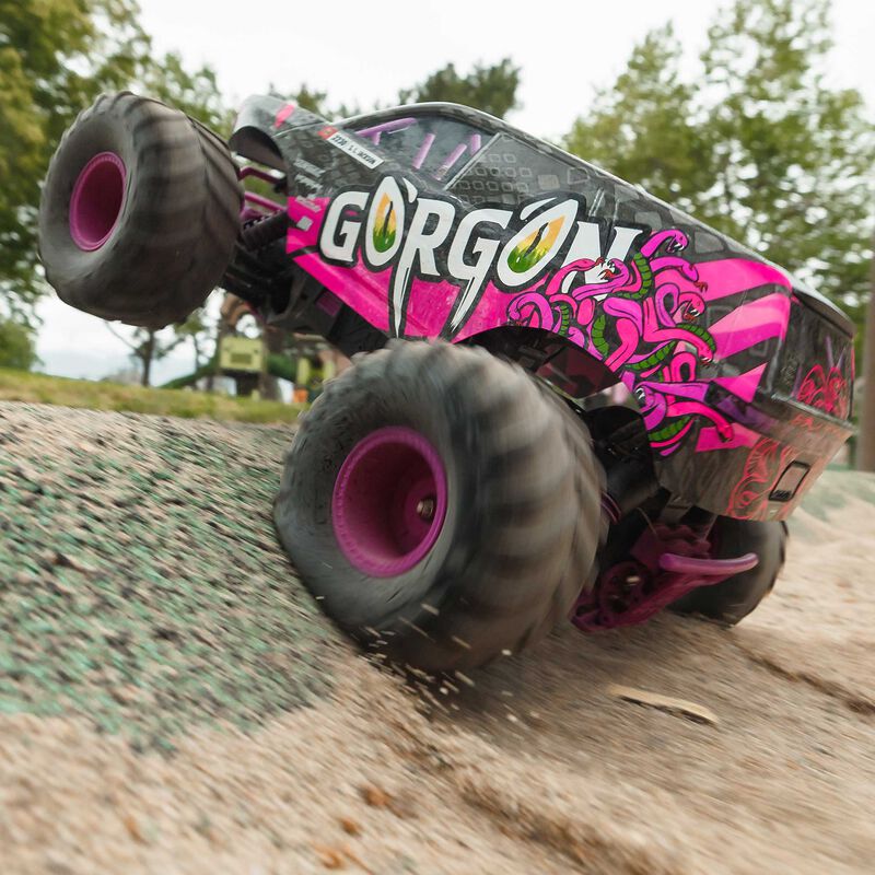 ARRMA GORGON 2WD RTR Brushed Purple RC Monster Truck 1/10 Scale (27)