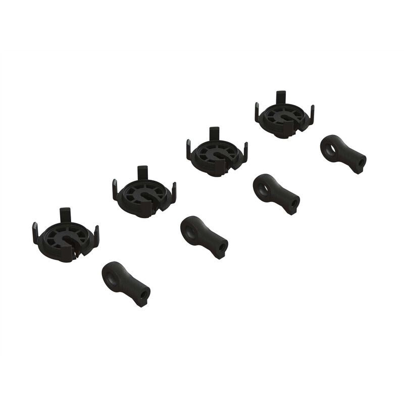ARRMA 330569 Shock Rod End & Spring Perch Set (4 Shocks) (8324280582381)