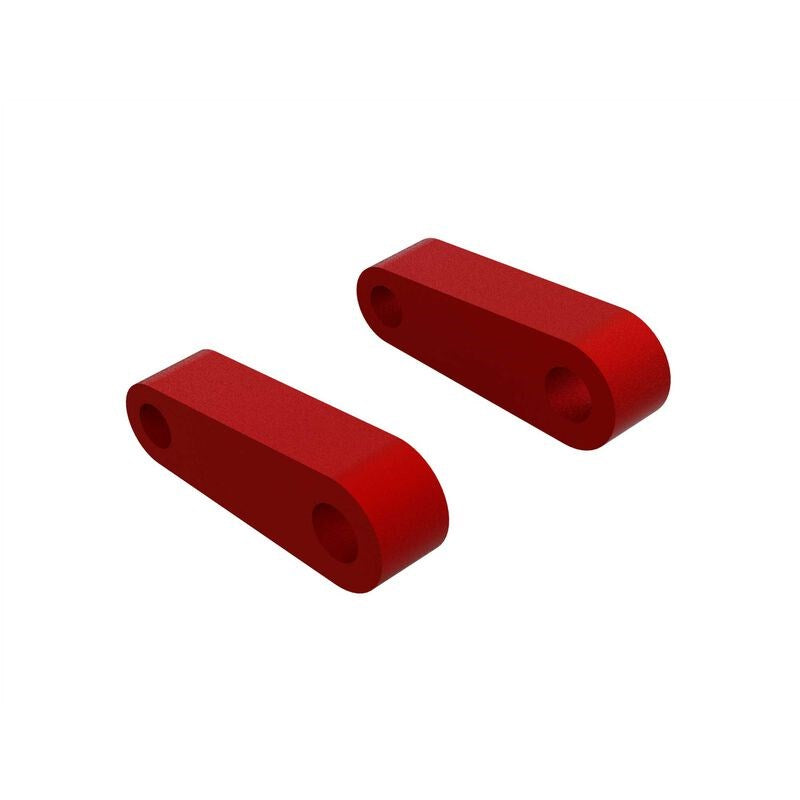 ARRMA 330594 Aluminum Fr Suspension Mounts (Red) (2) (8324281139437)