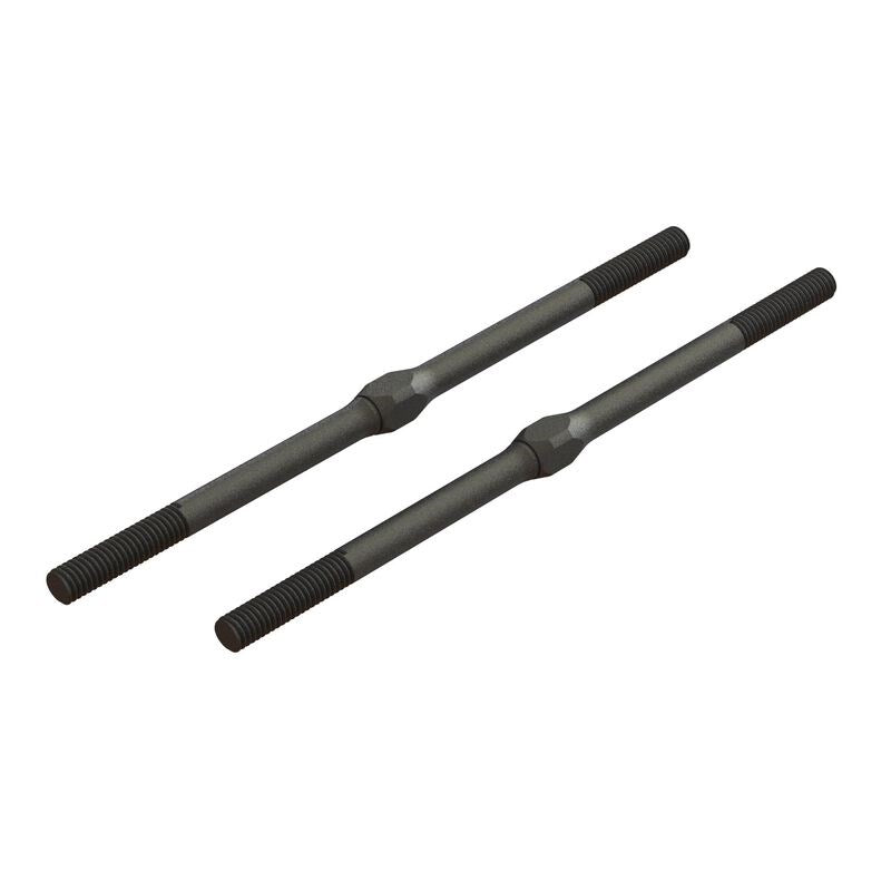 ARRMA ARA330717 Steel Turnbuckle M4x95mm Black (2) Fits 4S V2 4x4 Kraton and Outcast - Hobby City NZ