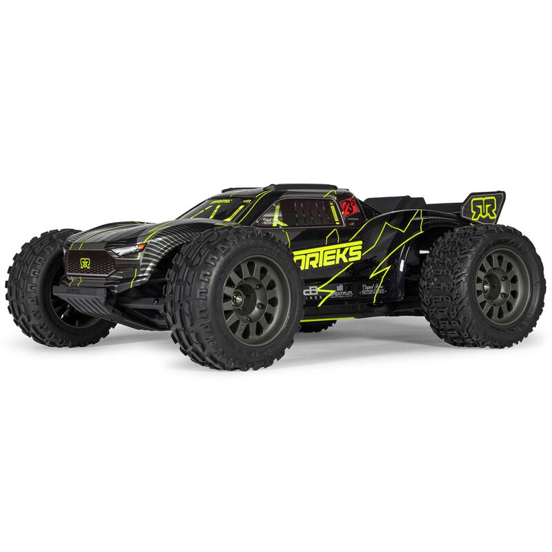 ARRMA Vorteks 223S DSC 2WD RTR Brushless Yellow RC Stadium Truck 1/10 Scale