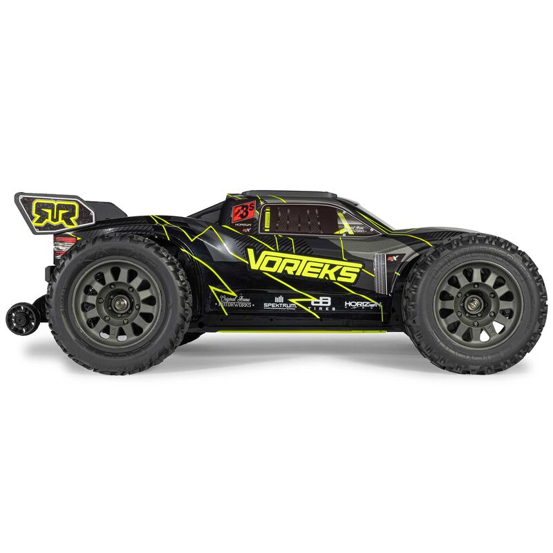 ARRMA Vorteks 223S DSC 2WD RTR Brushless Yellow RC Stadium Truck 1/10 Scale (17)