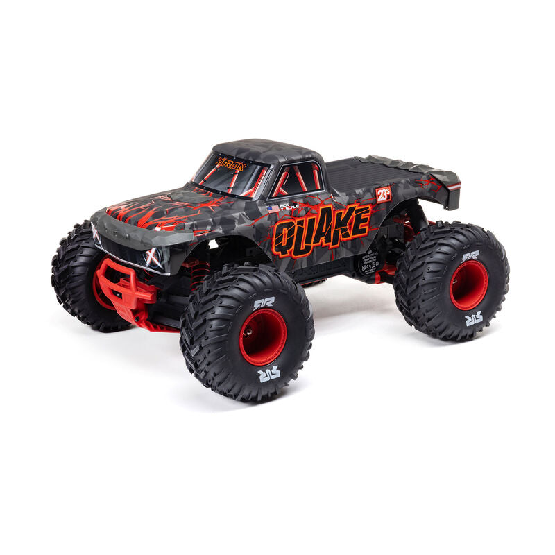 ARRMA QUAKE 223S DSC 2WD RTR Brushless Red RC Monster Truck 1/10 Scale