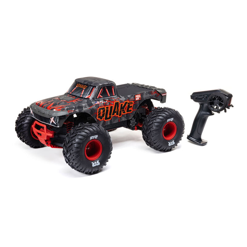 ARRMA QUAKE 223S DSC 2WD RTR Brushless Red RC Monster Truck 1/10 Scale (5)