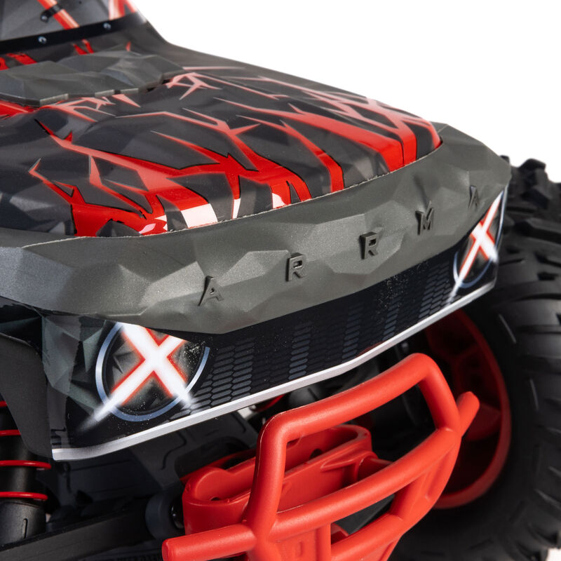 ARRMA QUAKE 223S DSC 2WD RTR Brushless Red RC Monster Truck 1/10 Scale (8)