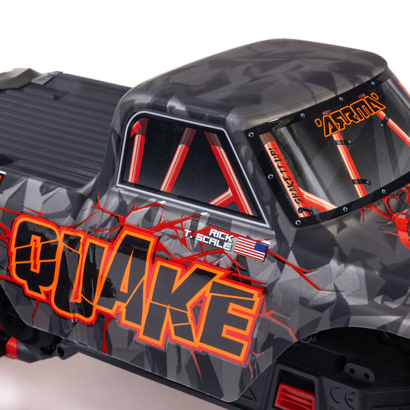 ARRMA QUAKE 223S DSC 2WD RTR Brushless Red RC Monster Truck 1/10 Scale (7)