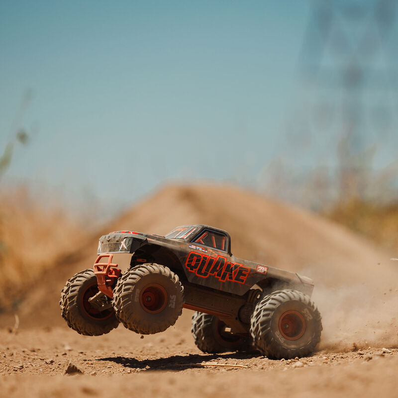 ARRMA QUAKE 223S DSC 2WD RTR Brushless Red RC Monster Truck 1/10 Scale (23)