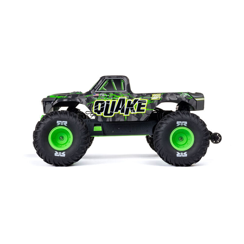 ARRMA QUAKE 223S DSC 2WD RTR Brushless Green RC Monster Truck 1/10 Scale (16)