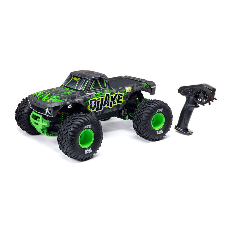 ARRMA QUAKE 223S DSC 2WD RTR Brushless Green RC Monster Truck 1/10 Scale (5)