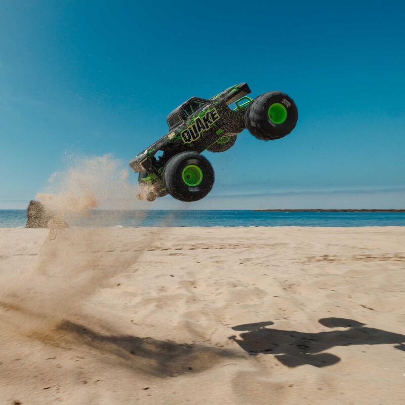 ARRMA QUAKE 223S DSC 2WD RTR Brushless Green RC Monster Truck 1/10 Scale (19)