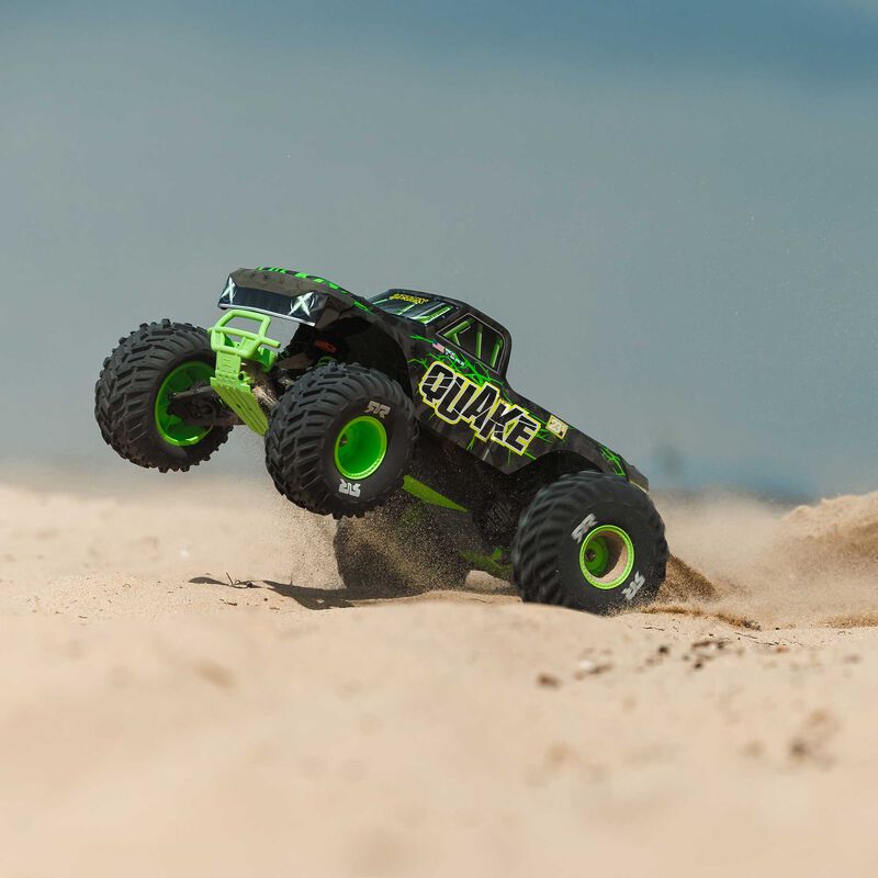 ARRMA QUAKE 223S DSC 2WD RTR Brushless Green RC Monster Truck 1/10 Scale (21)
