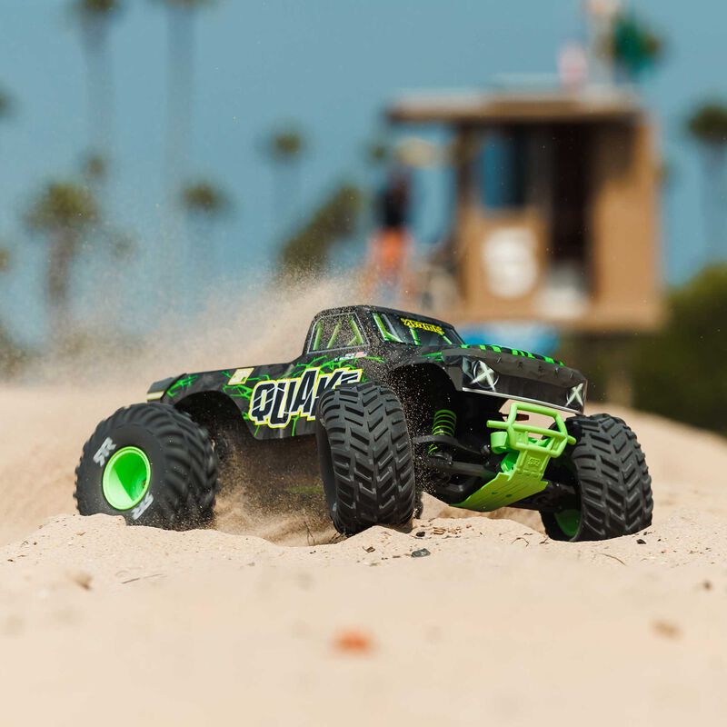 ARRMA QUAKE 223S DSC 2WD RTR Brushless Green RC Monster Truck 1/10 Scale (23)