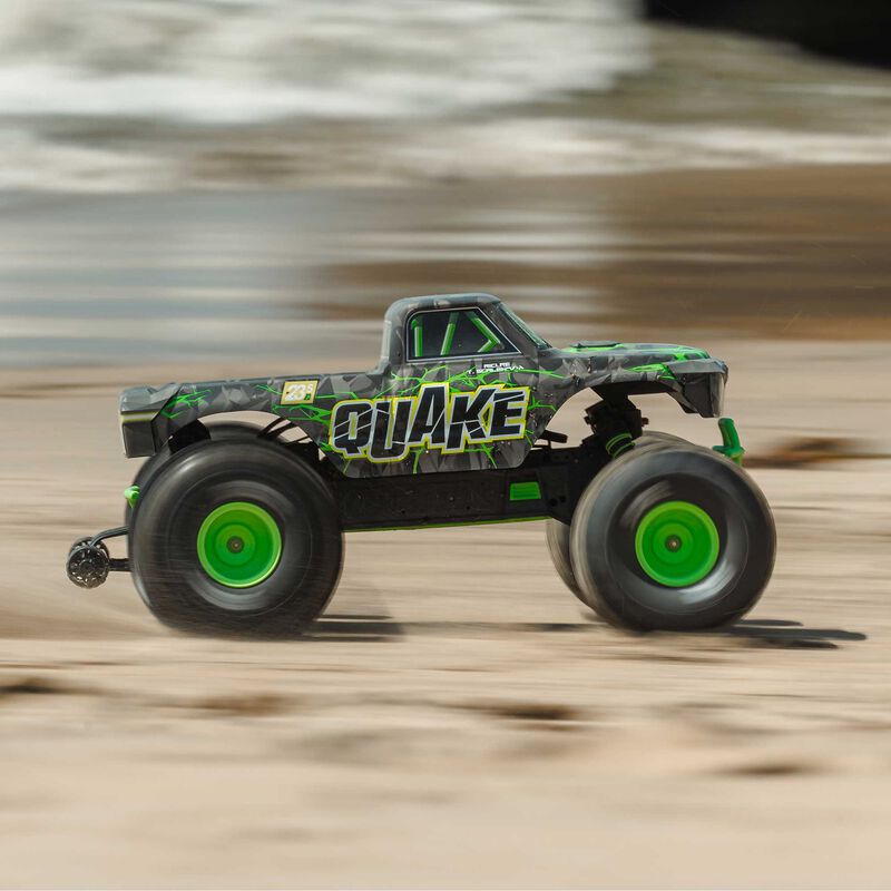 ARRMA QUAKE 223S DSC 2WD RTR Brushless Green RC Monster Truck 1/10 Scale (22)