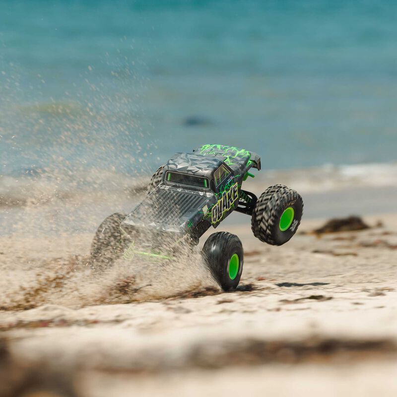 ARRMA QUAKE 223S DSC 2WD RTR Brushless Green RC Monster Truck 1/10 Scale (17)