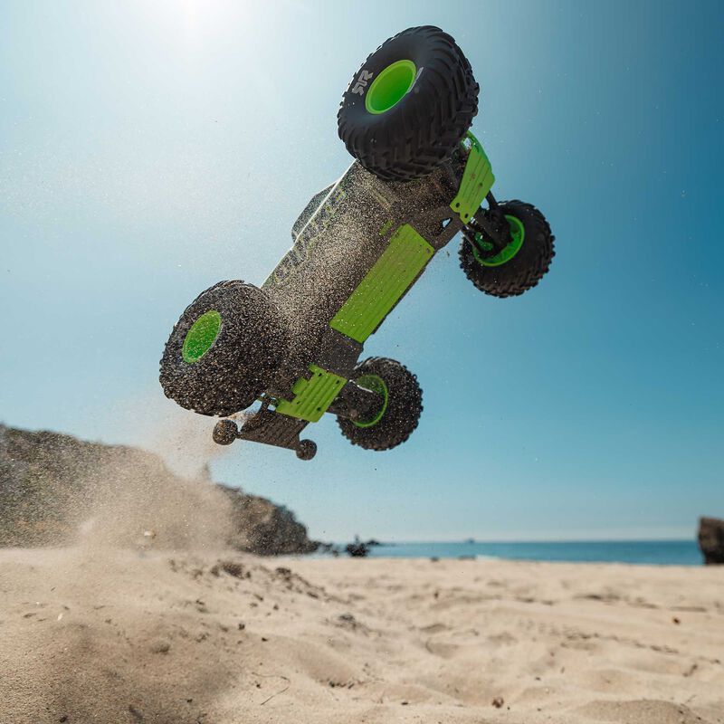 ARRMA QUAKE 223S DSC 2WD RTR Brushless Green RC Monster Truck 1/10 Scale (20)