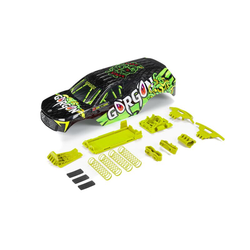ARRMA ARA402349 GORGON Painted Decaled Body Set (T1 Fluoro Yel) (8347852603629)