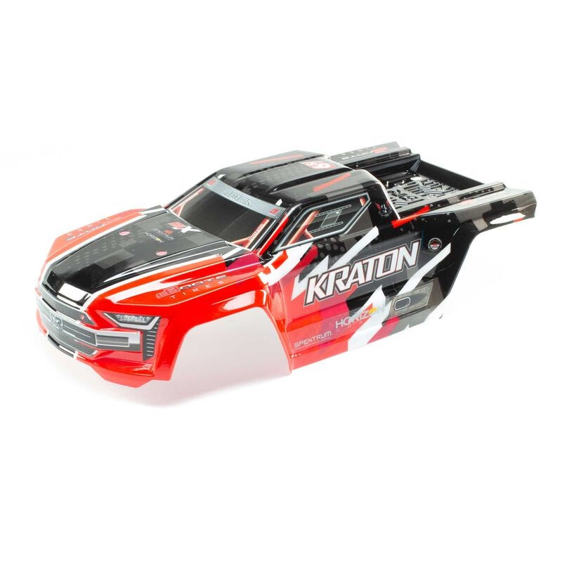 ARRMA 406156 Kraton 6S BLX Painted Decaled Trimmed Body (Red) (8324283203821)