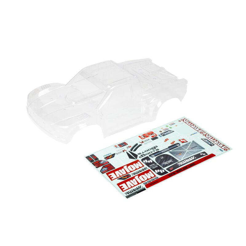 ARRMA MOJAVE 4S Clear Trimmed RC Car Body 1/8 Scale