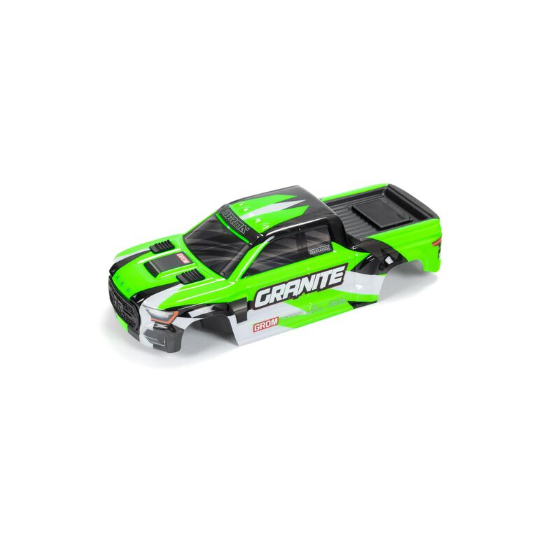 ARRMA Granite GROM Light Green/Camo RC Car Body 1/18 Scale