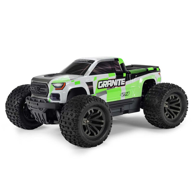 ARRMA Granite MEGA 665 4X4 RTR Brushed Green RC Monster Truck 1/10 Scale