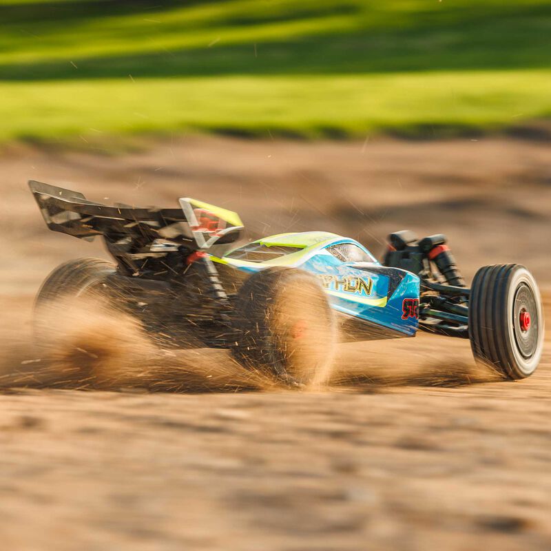 ARRMA Typhon Mega 665 4X4 RTR Brushed Blue RC Buggy 1/8 Scale (25)
