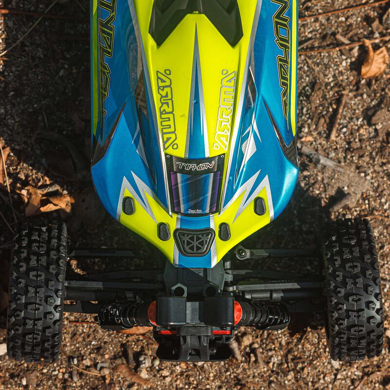 ARRMA Typhon Mega 665 4X4 RTR Brushed Blue RC Buggy 1/8 Scale (23)