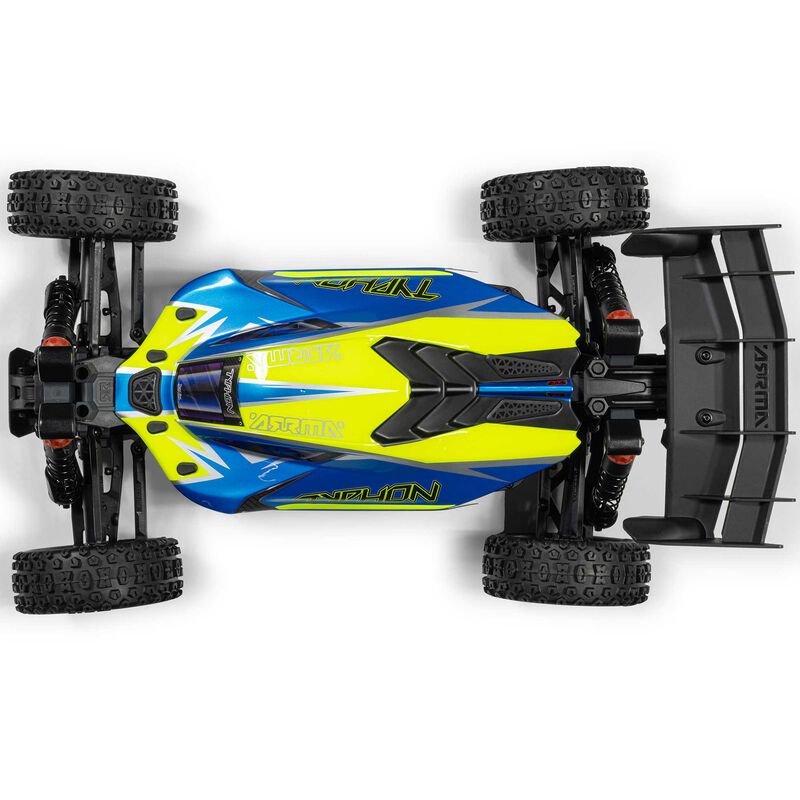 ARRMA Typhon Mega 665 4X4 RTR Brushed Blue RC Buggy 1/8 Scale (17)