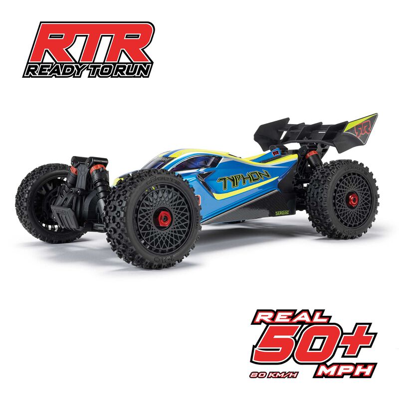 ARRMA TYPHON 223S BLX Brushless 4X4 RTR with DSC Blue RC Buggy 1/8 Scale (4)