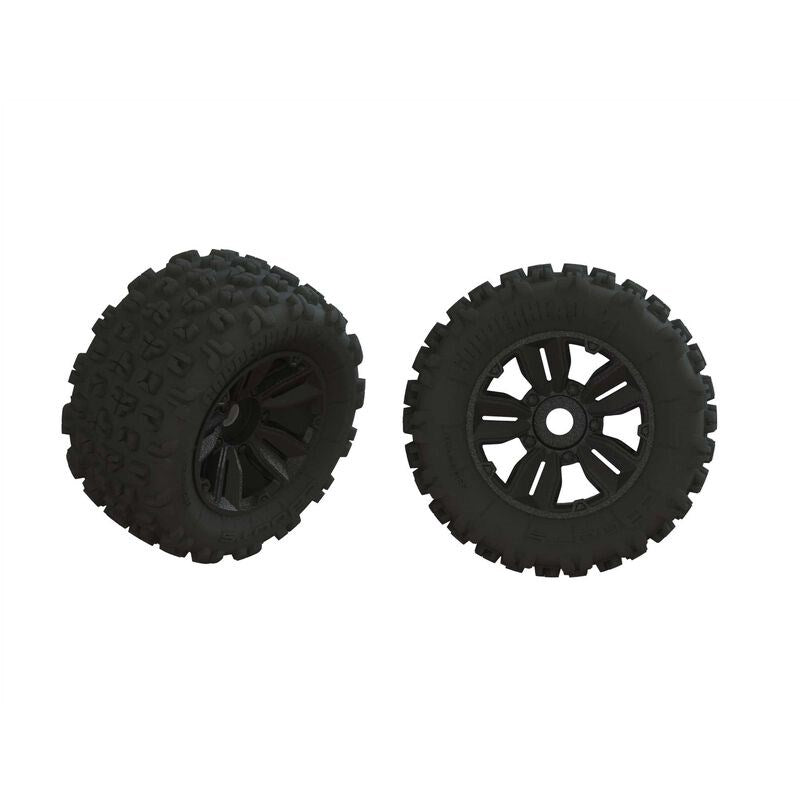 ARRMA 550061 Dboots 'Copperhead2 SB MT' Tire Set Glued (1 Pair) (8324283826413)
