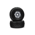 ARRMA 550069 dBoots 'Fortress' Tyre Set Glued Gun Metal (Pair) (8324284186861)
