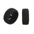ARRMA 550088 Dboots '2HO' Tire Set Glued Gun Metal (2) (8324284776685)
