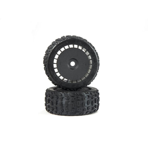 ARRMA ARA550097 dBoots Katar T Belted 6S Tire Set Glued (Blk) (2)  (Replaces ARAC9615) - Hobby City NZ