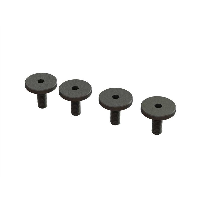 ARRMA 727308 Large Head Screw M3x8mm (4) (8324286480621)