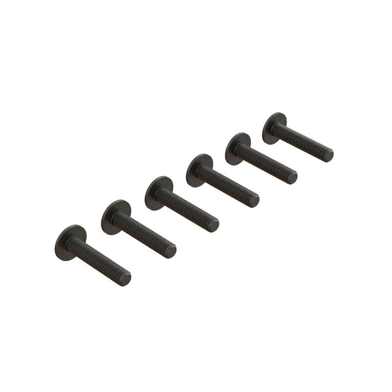 ARRMA 727420 Flanged Button Head Screw M4x20mm (6) (8971080761581)