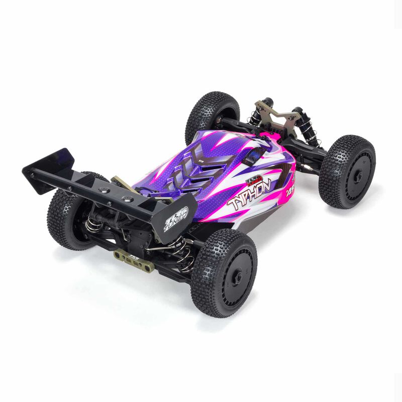 ARRMA ARA8306 1/8 TLR Tuned TYPHON 4WD Roller Buggy Pink/Purple - Hobby City NZ (8941171540205)