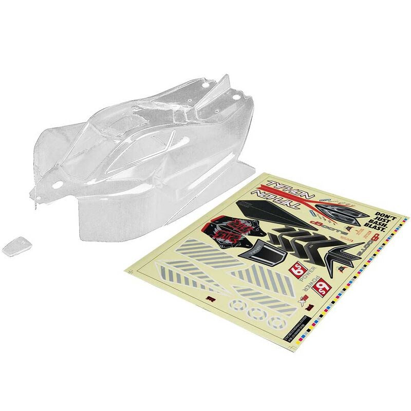 ARRMA C3321 AR406106 Body Clear W/ Decals Typhon 6S BLX (8941168787693)