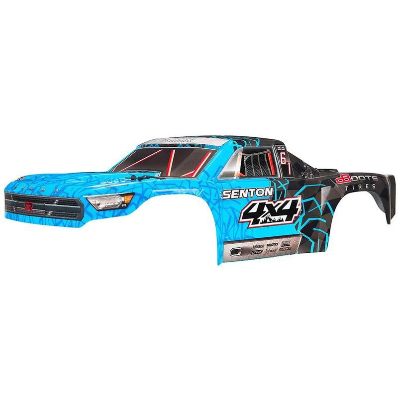 ARRMA C3333 AR402247 Body Pntd Decal Trim Blue Senton 4x4 Mega (8324287693037)