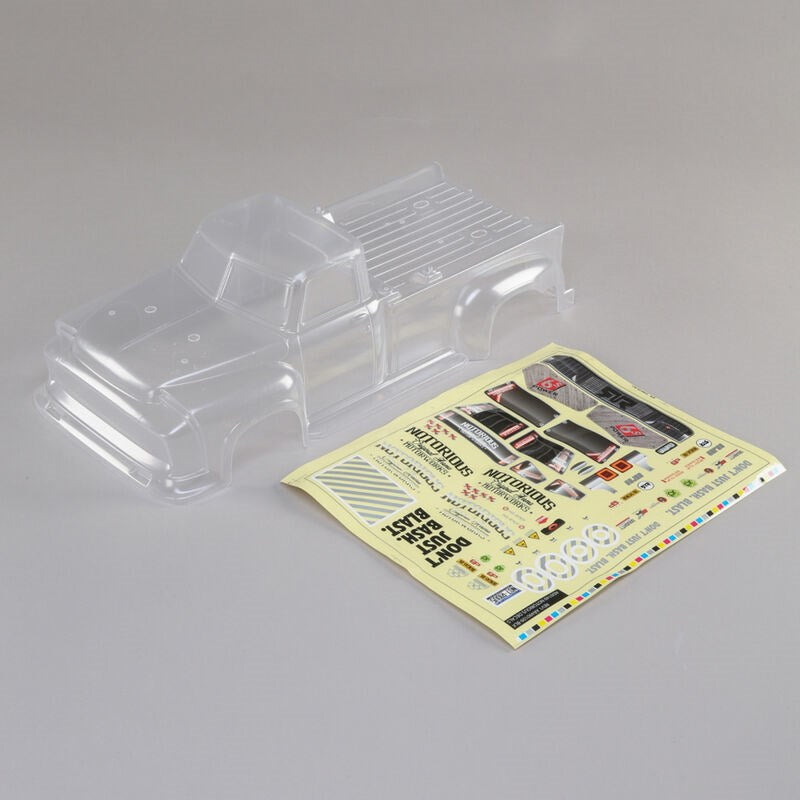ARRMA C3340 AR406127 Notorious 6S BLX Body Clear (8531200606445)